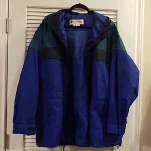 Vintage columbia windbreaker size XL